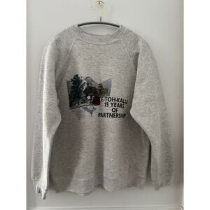 vintage hanes church sweatshirt- womens small